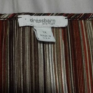 Dress Barn Tops - Multicolor pleated Blouse 1x like new Dress Barn Tops - Multicolor pleated Blouse 1x like new
